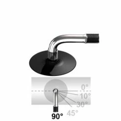 Diverse Schlauch Mit Winkelventil 8 Zoll 225X55 Autoventil 90°/90°